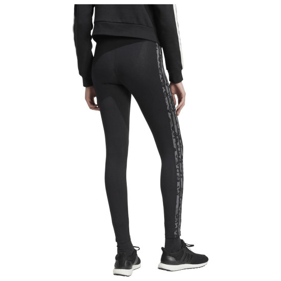 Adidas Γυναικείο κολάν Animal All Over Print 3-S High Rise Leggings